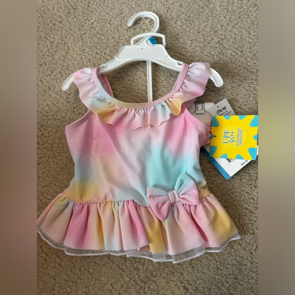 NWT Little Me Tankini Toddler Swimsuit